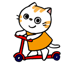 The schoolchild nursery school's cat sticker #2810914