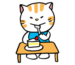 The schoolchild nursery school's cat sticker #2810916