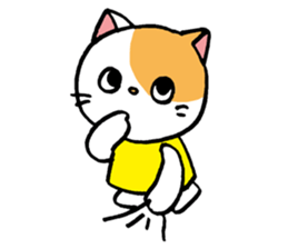 The schoolchild nursery school's cat sticker #2810917