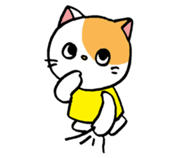 The schoolchild nursery school's cat sticker #2810917