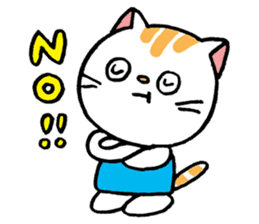 The schoolchild nursery school's cat sticker #2810921