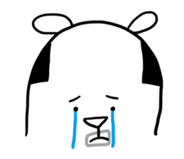 Cute Lovely Middle-aged Rabbit Life sticker #2811181