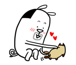 Cute Lovely Middle-aged Rabbit Life sticker #2811185