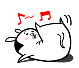 Cute Lovely Middle-aged Rabbit Life sticker #2811203