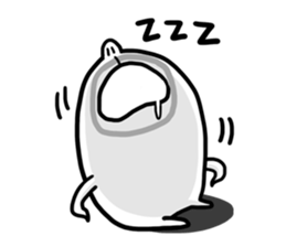 Cute Lovely Middle-aged Rabbit Life sticker #2811209