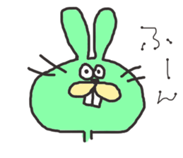 Rabit and Cat sticker #2812100