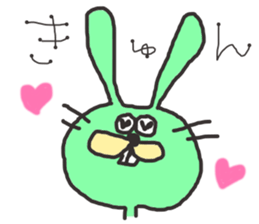 Rabit and Cat sticker #2812108