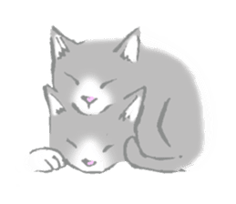 Good night cat sticker #2812612