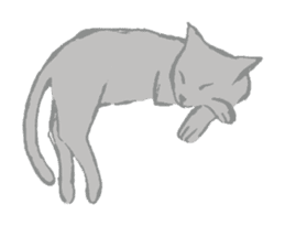 Good night cat sticker #2812616