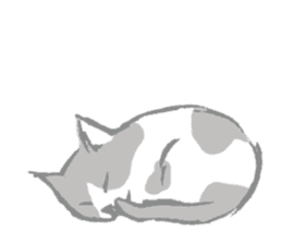Good night cat sticker #2812618