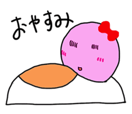 CUTE and COOL White-ball snack sticker #2812794