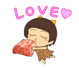 carnivore girl NEEK sticker #2812898