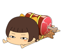 carnivore girl NEEK sticker #2812900