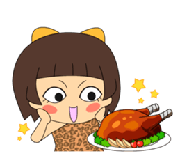 carnivore girl NEEK sticker #2812902