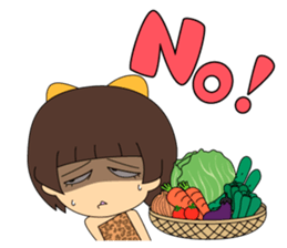 carnivore girl NEEK sticker #2812915