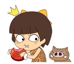 carnivore girl NEEK sticker #2812916