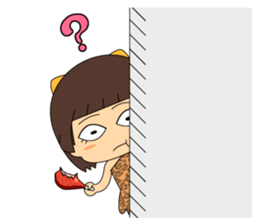 carnivore girl NEEK sticker #2812920