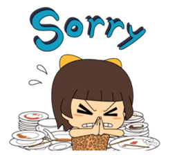 carnivore girl NEEK sticker #2812927