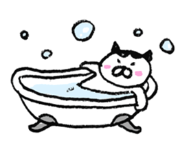 simple cat Sticker sticker #2813094