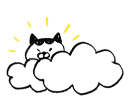 simple cat Sticker sticker #2813095