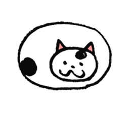 simple cat Sticker sticker #2813105