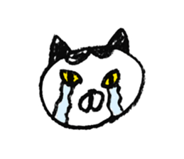 simple cat Sticker sticker #2813106