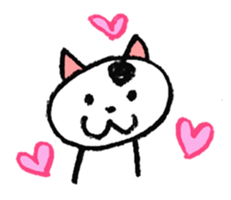 simple cat Sticker sticker #2813107