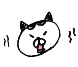 simple cat Sticker sticker #2813108