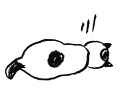 simple cat Sticker sticker #2813109