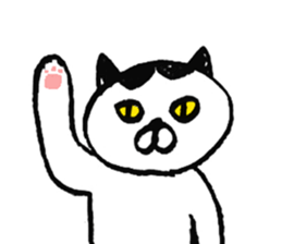 simple cat Sticker sticker #2813114