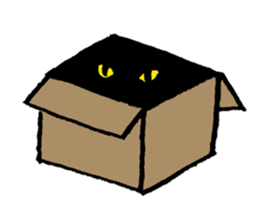 simple cat Sticker sticker #2813121