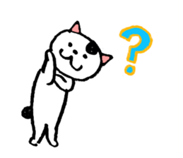 simple cat Sticker sticker #2813123