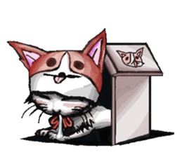 Inukaburi cat sticker #2813524