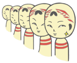 Kokeshi-s sticker #2813699