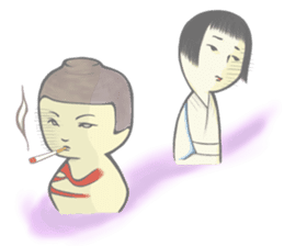 Kokeshi-s sticker #2813726