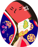 Kimono Egg Dolls sticker #2815186