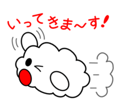A Cute cloud!! Kumomo!! Part2. sticker #2815381