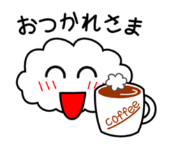 A Cute cloud!! Kumomo!! Part2. sticker #2815387