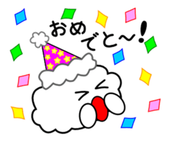 A Cute cloud!! Kumomo!! Part2. sticker #2815391