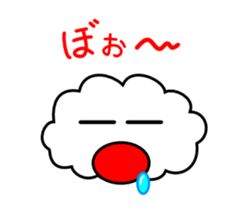 A Cute cloud!! Kumomo!! Part2. sticker #2815403