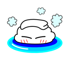 A Cute cloud!! Kumomo!! Part2. sticker #2815404