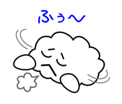 A Cute cloud!! Kumomo!! Part2. sticker #2815406