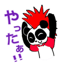 Mohawk Panda sticker #2815714