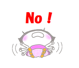 Little girl talks sticker #2816057