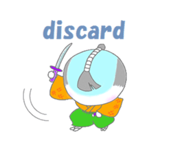 Little girl talks sticker #2816067