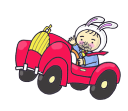 Activities of Mr.Rabbit, an officeworker sticker #2816735