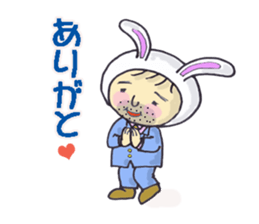 Activities of Mr.Rabbit, an officeworker sticker #2816742