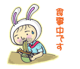 Activities of Mr.Rabbit, an officeworker sticker #2816743