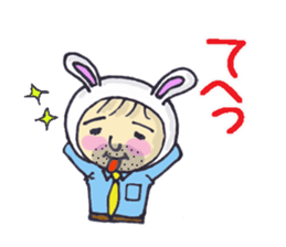 Activities of Mr.Rabbit, an officeworker sticker #2816754
