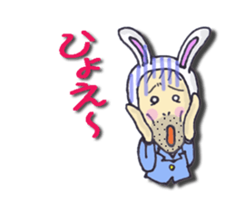 Activities of Mr.Rabbit, an officeworker sticker #2816757